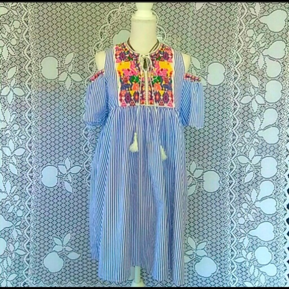 Gifted Fiesta & Gingham Dress - Picture 3 of 6